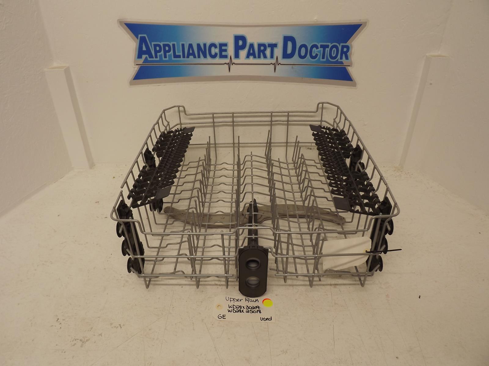 GE Dishwasher WD28X30219 WD28X25018 Upper Rack Used GE Dishwasher WD28X30219 WD28X25018 Upper Rack Used